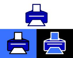 detailed illustration of a multifunction printer that emphasizes its scanning, copying, and printing capabilities for versatile office use vector