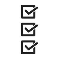 checkbox icon on white background vector