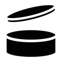 Cosmetic container icon vector