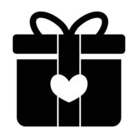 present box icon on white background vector