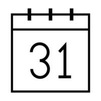 October 31 icon on white background vector