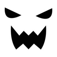 Ghost Face icon on white background vector