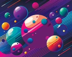Graffiti pop art background on the wall abstract colorfull pattern vector