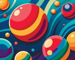 Graffiti pop art background on the wall abstract colorfull pattern vector