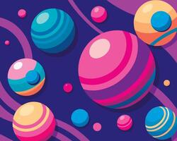Graffiti pop art background on the wall abstract colorfull pattern vector