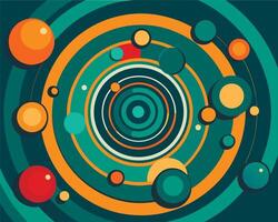Graffiti pop art background on the wall abstract colorfull pattern vector