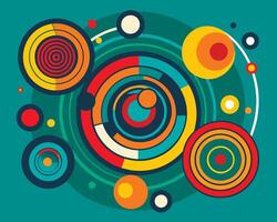 Graffiti pop art background on the wall abstract colorfull pattern vector