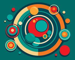 Graffiti pop art background on the wall abstract colorfull pattern vector