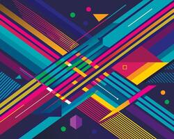 Graffiti pop art background on the wall abstract colorfull pattern vector