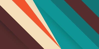Abstract colorful brown, green, and orange overlap color background template with square papercut pattern. Overlap background with shadow design. vector