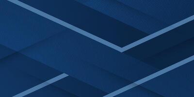 Abstract dark blue overlap shadow and lines background. Papercut background with straight line and shadow. Dark blue background with trendy pattern design. vector