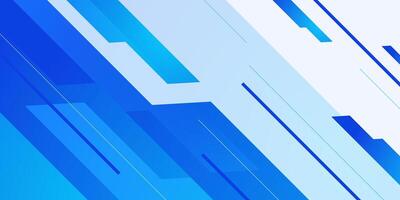 Abstract blue and white banner background. Simple geometric design. Bright color background. vector