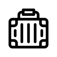 suitcase icon. line icon for your website, mobile, presentation, and logo design. vector