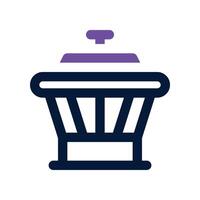 control tower icon. dual tone icon for your website, mobile, presentation, and logo design. vector