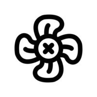 turbine icon. line icon for your website, mobile, presentation, and logo design. vector