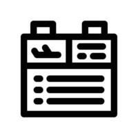 departure icon. line icon for your website, mobile, presentation, and logo design. vector