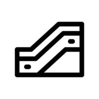 escalator icon. line icon for your website, mobile, presentation, and logo design. vector