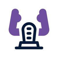 steering icon. dual tone icon for your website, mobile, presentation, and logo design. vector