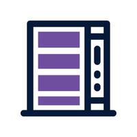 vending machine icon. dual tone icon for your website, mobile, presentation, and logo design. vector