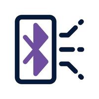 bluetooth icon. dual tone icon for your website, mobile, presentation, and logo design. vector