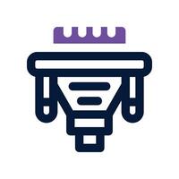 vga cable icon. dual tone icon for your website, mobile, presentation, and logo design. vector