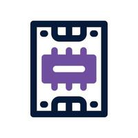 ssd icon. dual tone icon for your website, mobile, presentation, and logo design. vector