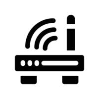 router icon. glyph icon for your website, mobile, presentation, and logo design. vector