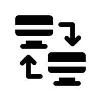 computer networking icon. glyph icon for your website, mobile, presentation, and logo design. vector