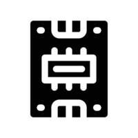 ssd icon. glyph icon for your website, mobile, presentation, and logo design. vector