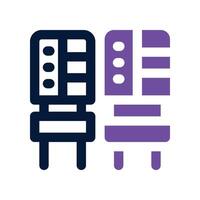 capacitor icon. dual tone icon for your website, mobile, presentation, and logo design. vector