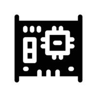 mainboard icon. glyph icon for your website, mobile, presentation, and logo design. vector