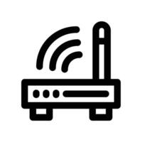 router icon. line icon for your website, mobile, presentation, and logo design. vector