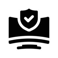 protection icon. glyph icon for your website, mobile, presentation, and logo design. vector
