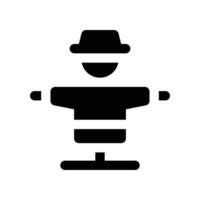 scarecrow icon. glyph icon for your website, mobile, presentation, and logo design. vector