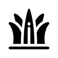 grass icon. glyph icon for your website, mobile, presentation, and logo design. vector
