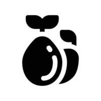 seed icon. glyph icon for your website, mobile, presentation, and logo design. vector