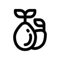 seed icon. line icon for your website, mobile, presentation, and logo design. vector