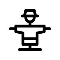 scarecrow icon. line icon for your website, mobile, presentation, and logo design. vector