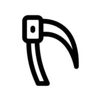 scythe icon. line icon for your website, mobile, presentation, and logo design. vector