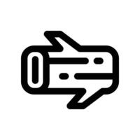 log icon. line icon for your website, mobile, presentation, and logo design. vector