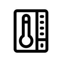 thermostat icon. line icon for your website, mobile, presentation, and logo design. vector