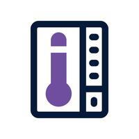 thermostat icon. dual tone icon for your website, mobile, presentation, and logo design. vector