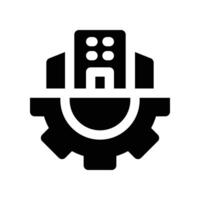 company icon. glyph icon for your website, mobile, presentation, and logo design. vector