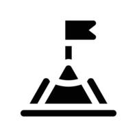 peak icon. glyph icon for your website, mobile, presentation, and logo design. vector