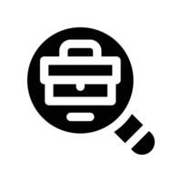 searching icon. glyph icon for your website, mobile, presentation, and logo design. vector