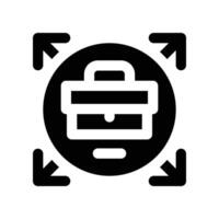 develop icon. glyph icon for your website, mobile, presentation, and logo design. vector