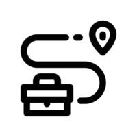 career icon. line icon for your website, mobile, presentation, and logo design. vector