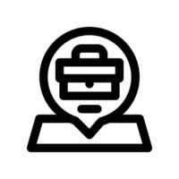 placeholder icon. line icon for your website, mobile, presentation, and logo design. vector