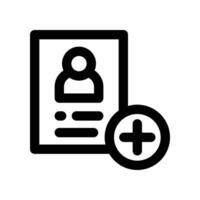 recruit icon. line icon for your website, mobile, presentation, and logo design. vector
