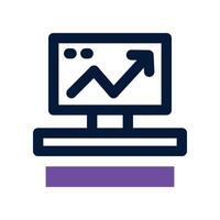 workspace icon. dual tone icon for your website, mobile, presentation, and logo design. vector
